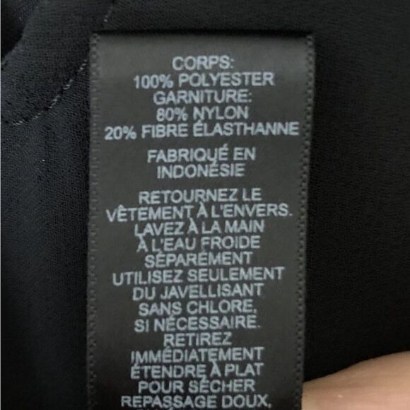 Express Black Halter Rhinestone Pleated Rhinestone blouse Small - Picture 5 of 9